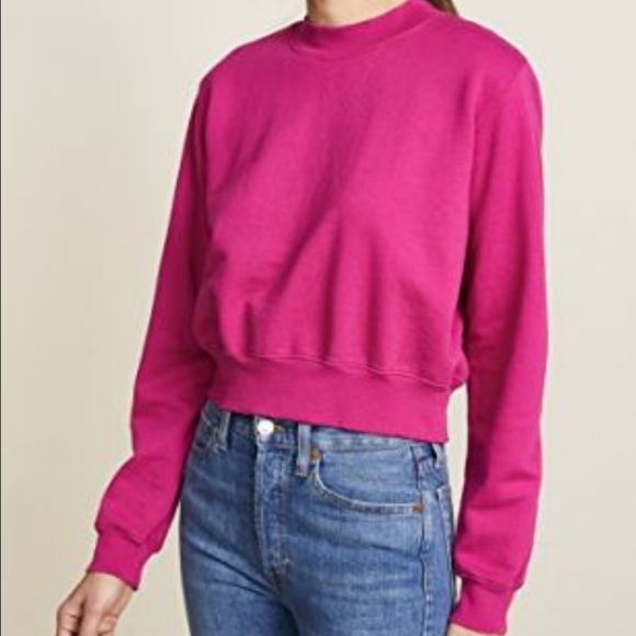 Cotton Citizen The Milan Cropped Sweatshirt Size S - Picture 1 of 11